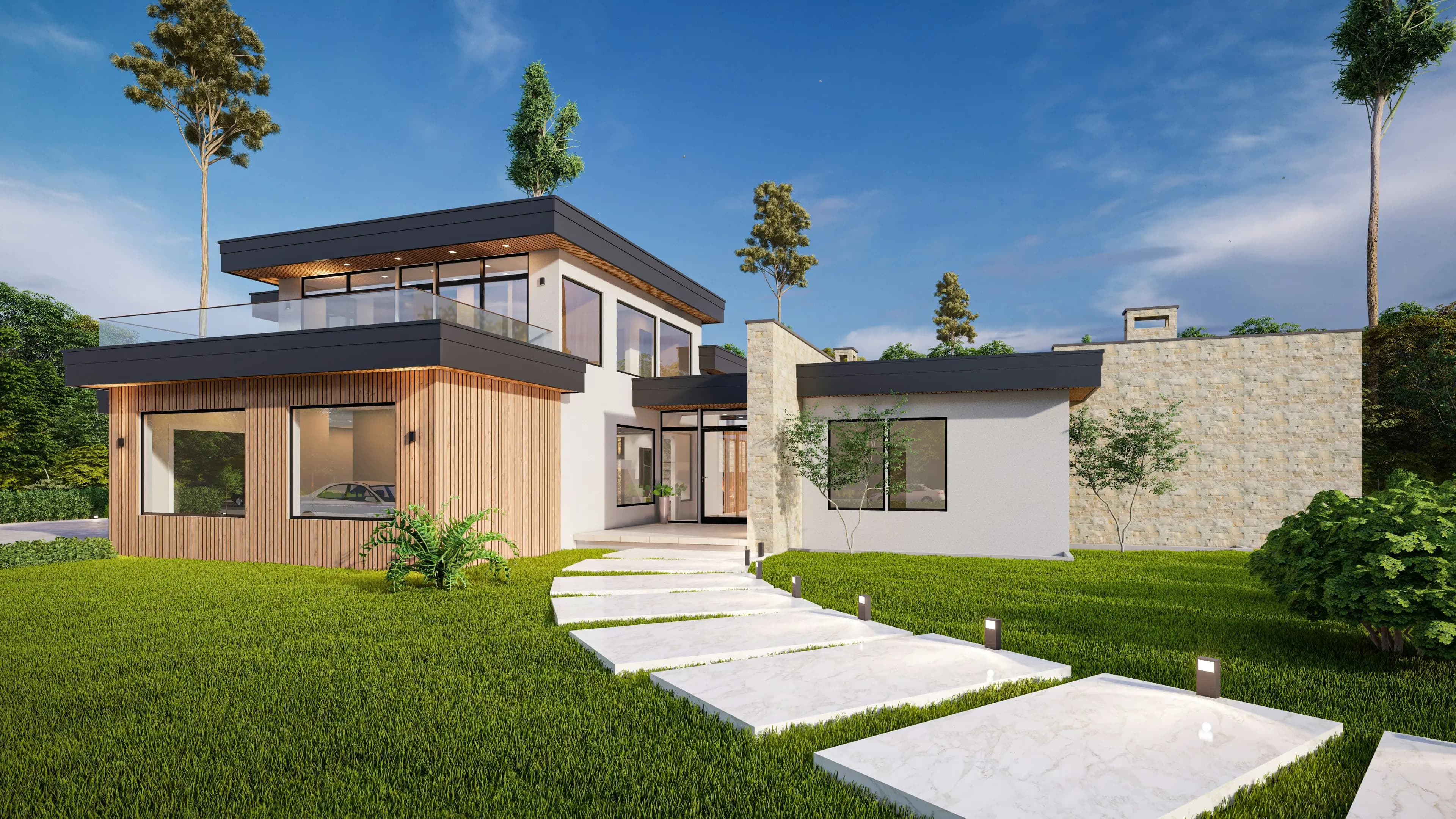 a beautiful house
